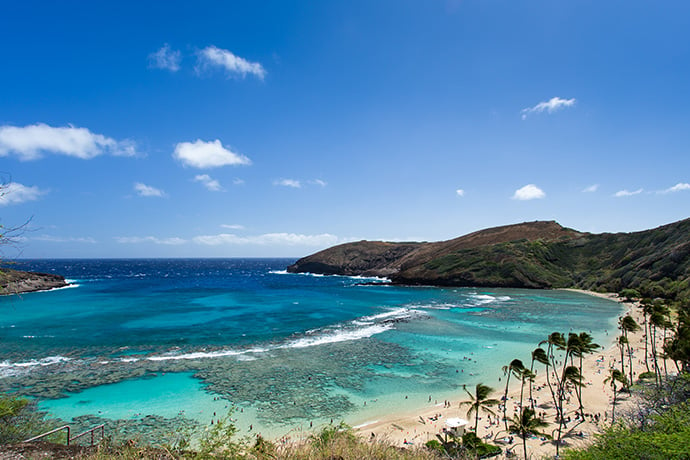 Hawaii destination view