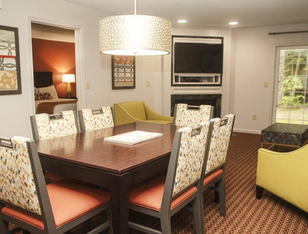 Villa living area at Vacation Village at Williamsburg