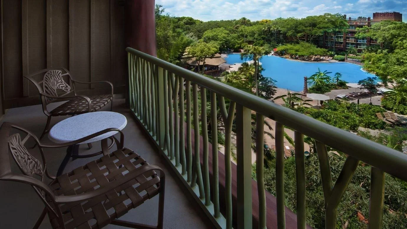 Disney's Animal Kingdom Villas - Jambo House Pool View Balcony