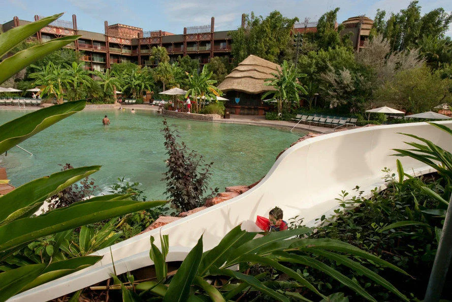 Disney's Animal Kingdom Villas - Jambo House Pool Slide