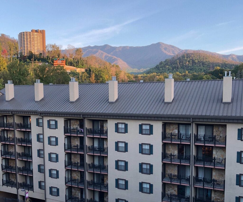 Gatlinburg Town Square near Smoky Mountain National Park