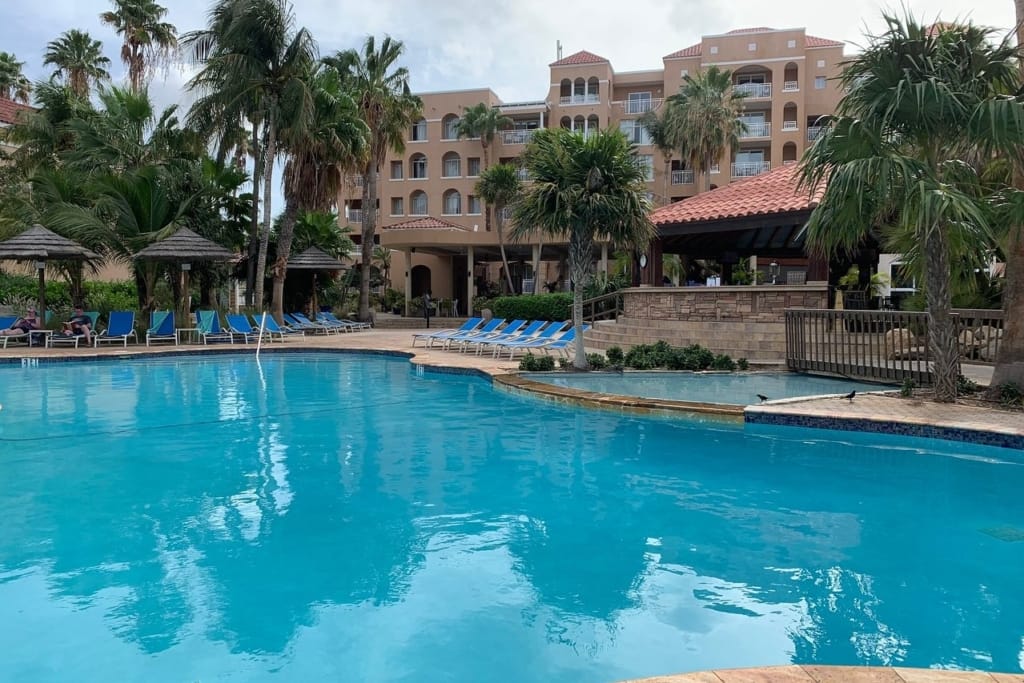 Pool at Divi Village Golf and Beach Resort in Aruba