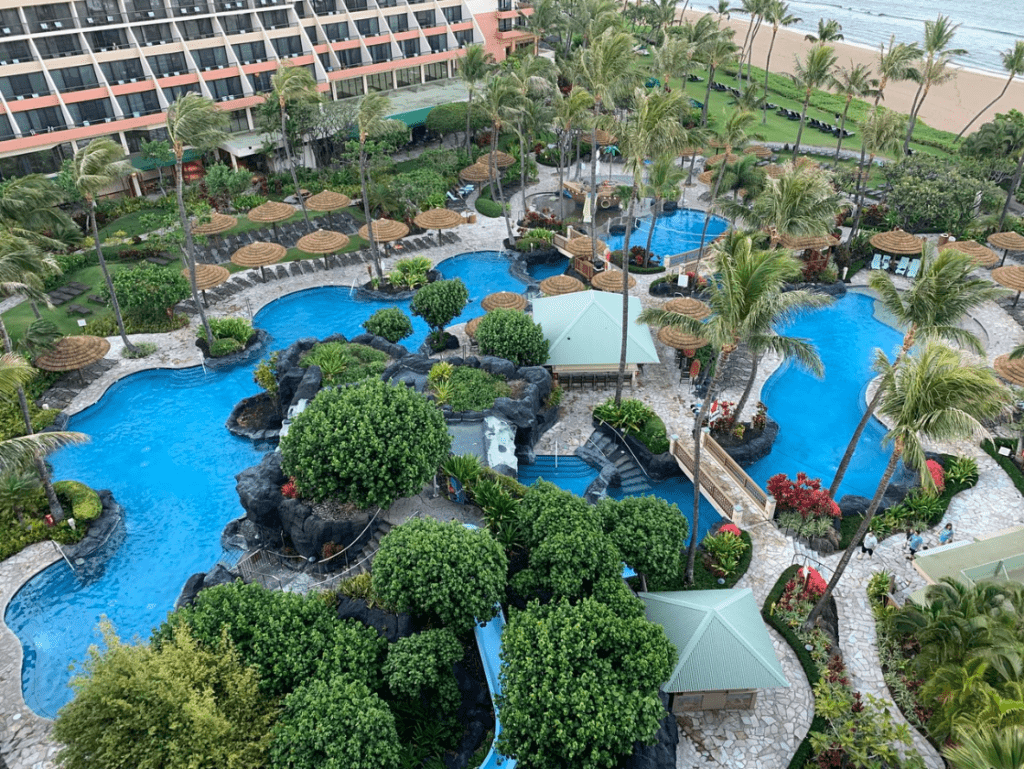Pools at Marriott’s Maui Ocean Club vacation rentals, Maui