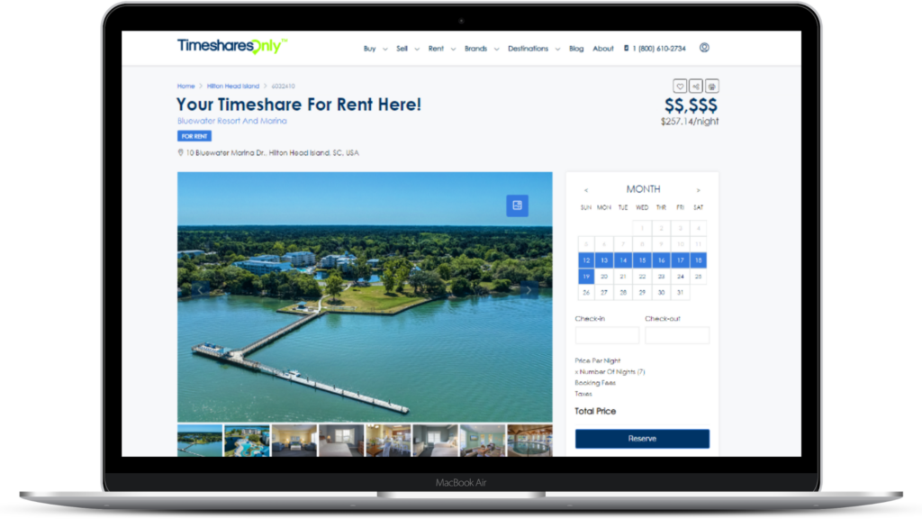 Rent Timeshare on Timeshares Only