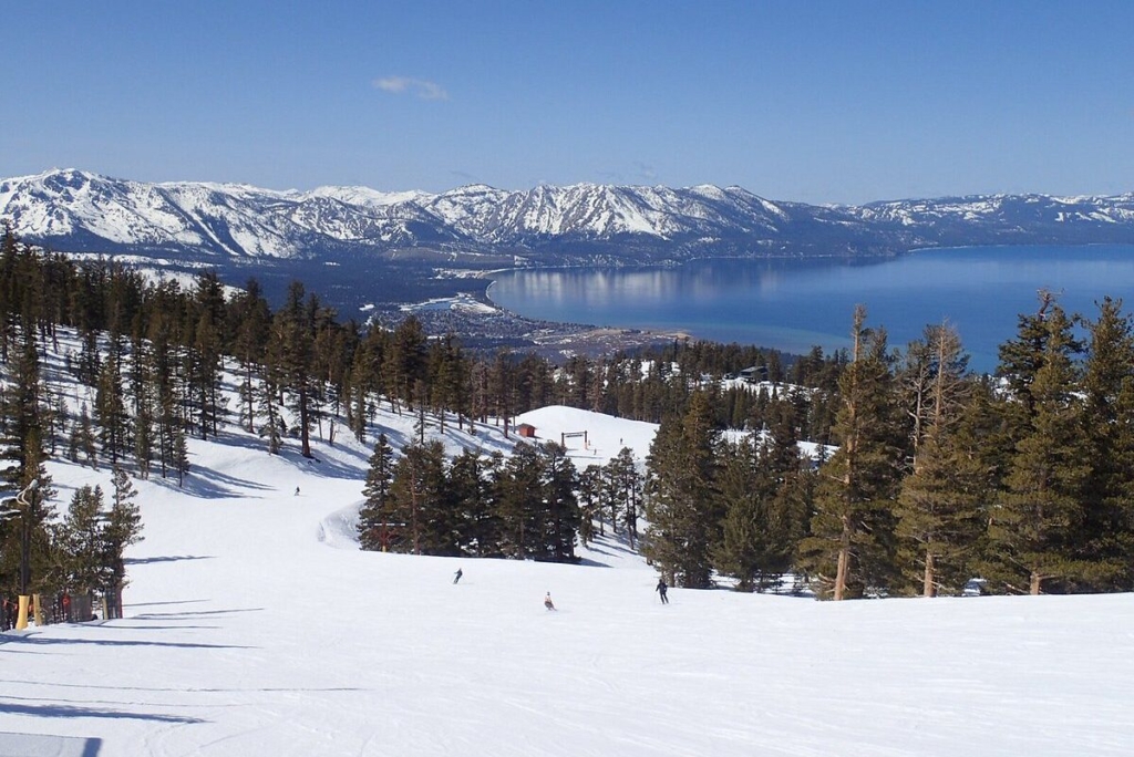 heavenly ski resort ski out