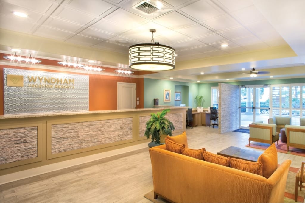 Wyndham Destin At Majestic Sun resort's accessible entrance