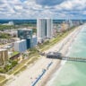 Myrtle Beach Fishing Pier on the Atlantic Ocean
