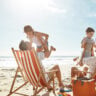 Family Enjoying Beach Vacation
