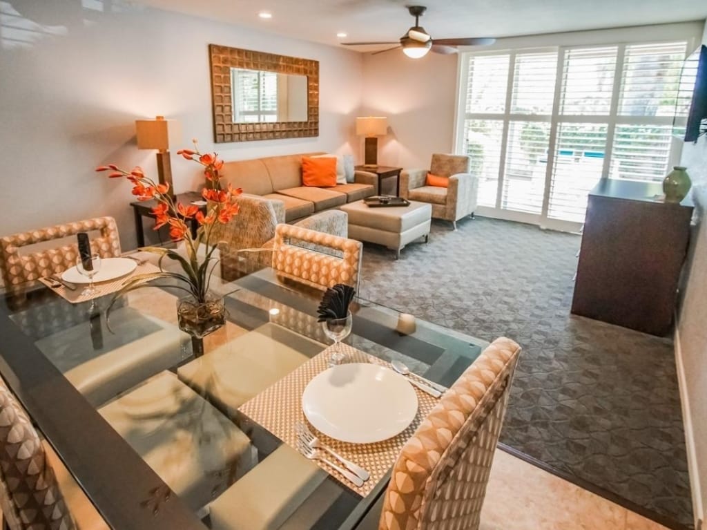 Palm Springs Tennis Club Timeshare guest rooms