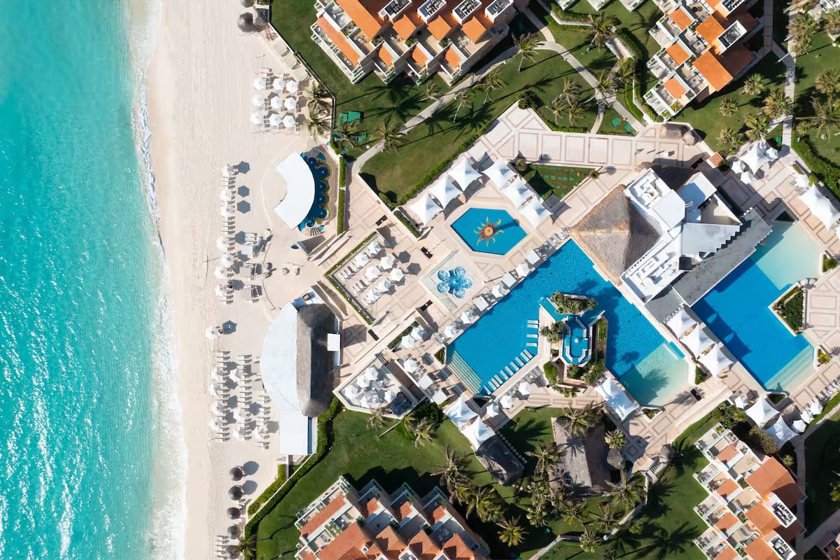 Wyndham Grand Cancun All Inclusive Resort & Villas Aerial