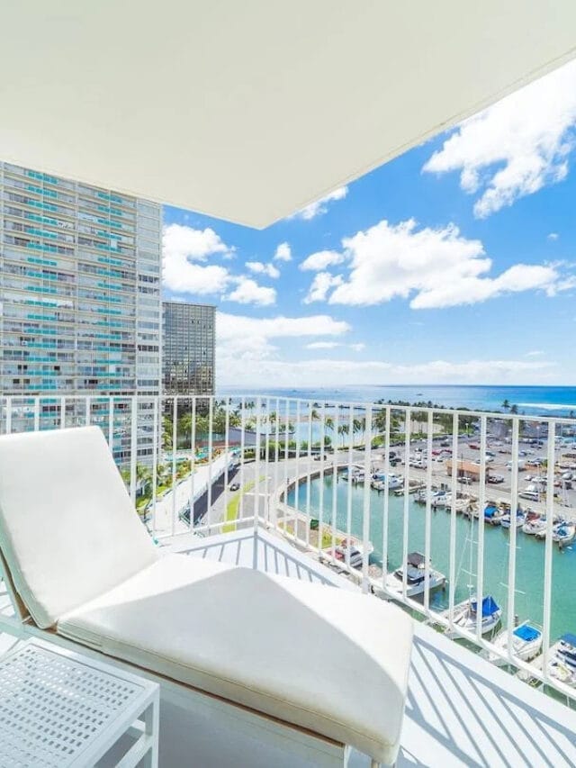 Hilton Vacation Club The Modern Honolulu Balcony View