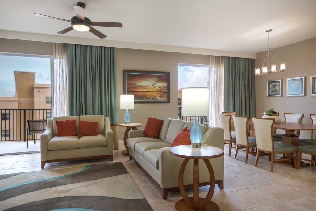 living and dining areas palm aire