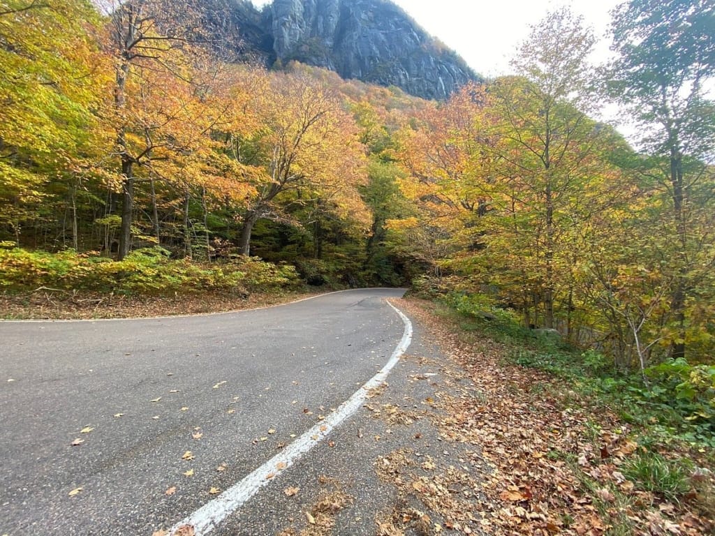 Fall foliage smuggler's notch