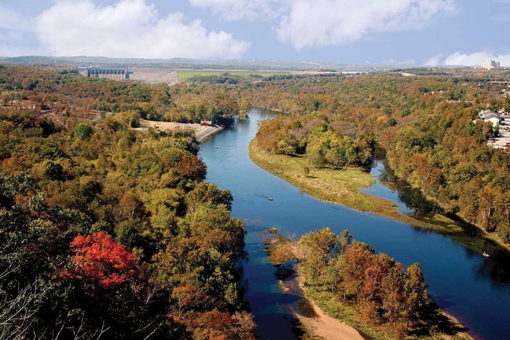 Branson Overlook with fall foliage