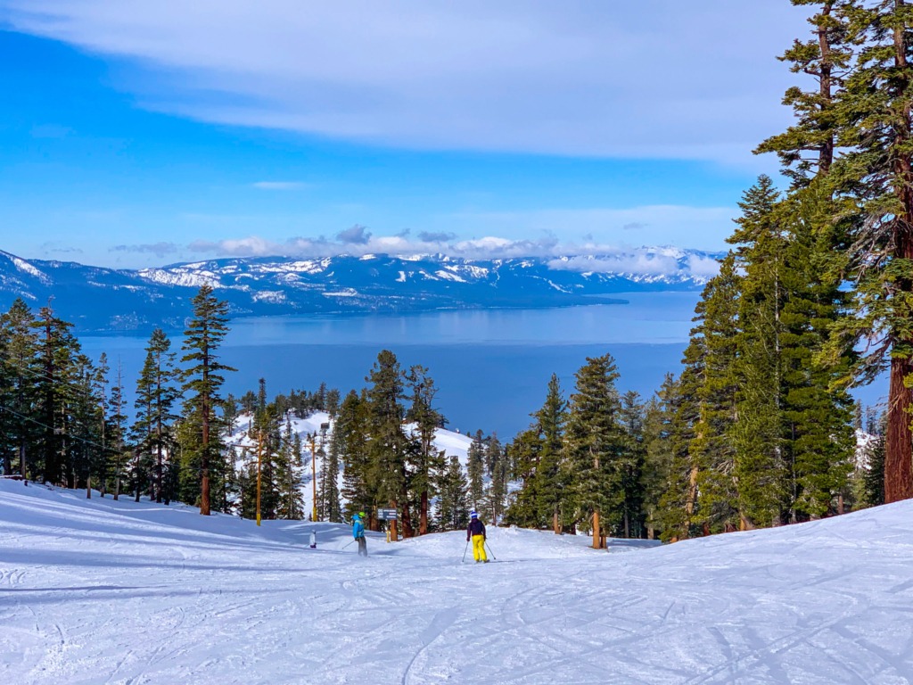 experience air travel at Heavenly Mountain with ski lifts over your head