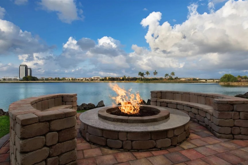 Firepit with Ocean View