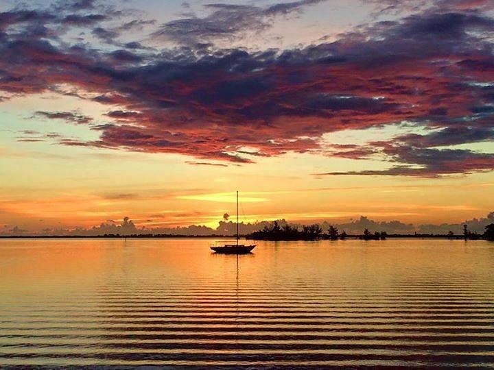 Vero Beach Indian River Lagoon at Sunset