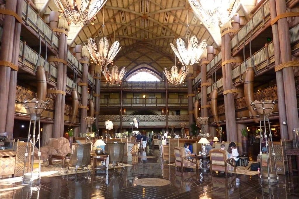 Disney's Animal Kingdom Lodge Villas Lobby