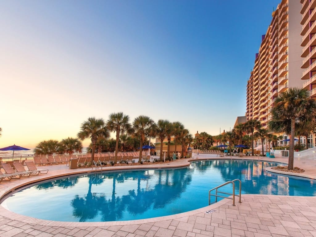 Daytona Beach timeshares Wyndham Ocean Walk pool