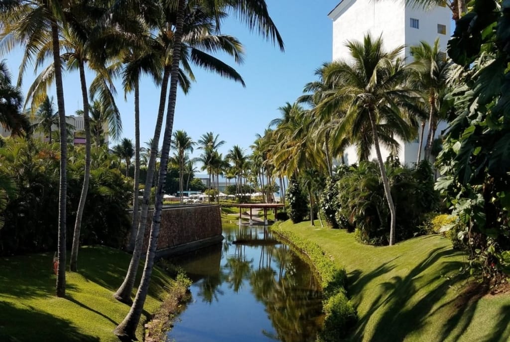 Mayan Palace Puerto Vallarta in Mexico Lake