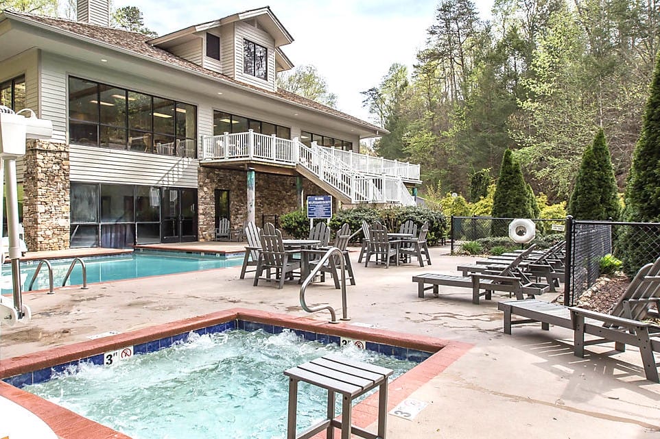 Mountain Loft Gatlinburg TN Pool and Hot Tub