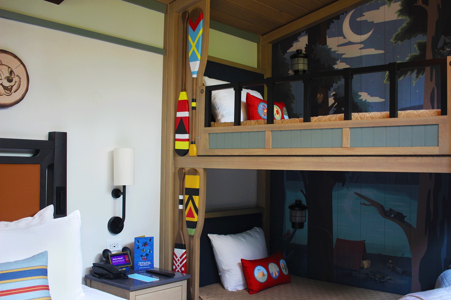 DVC Cabins at Disney's Fort Wilderness Resort Bedroom Bunkbeds