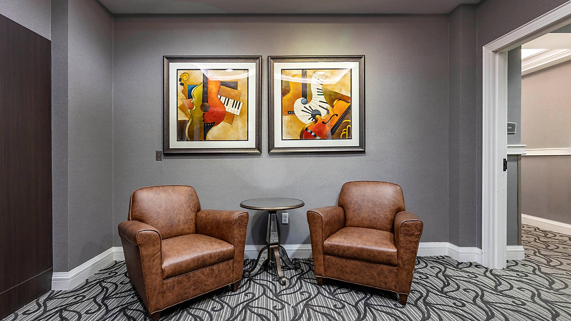 Bluegreen Downtown Nashville Seating