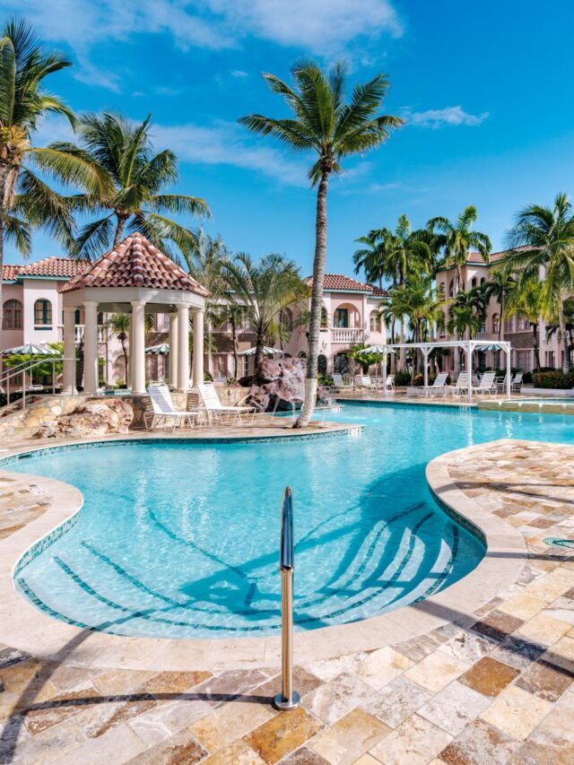 caribbean palm village pool