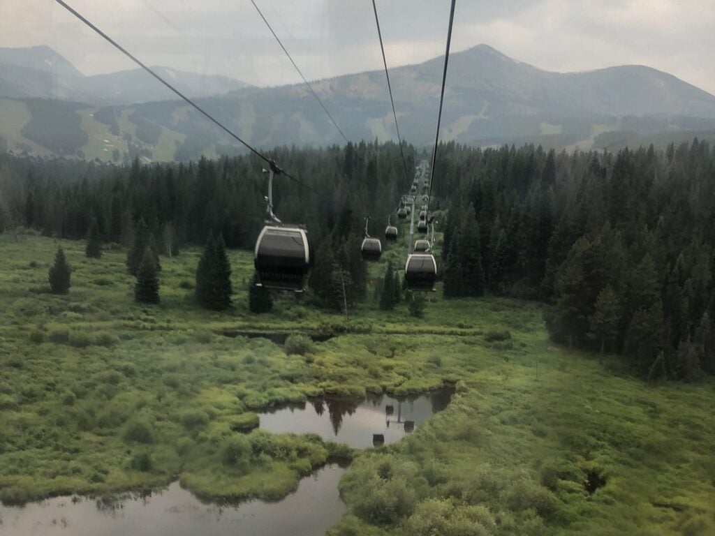 Cheap Places to Visit in July: BreckConnect Gondola Breckenridge