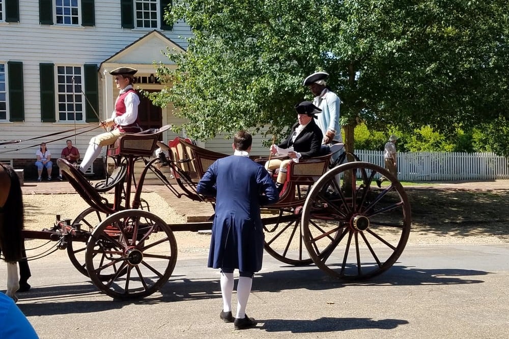 Cool Places to Go for 4th of July: Colonial Williamsburg Carriage