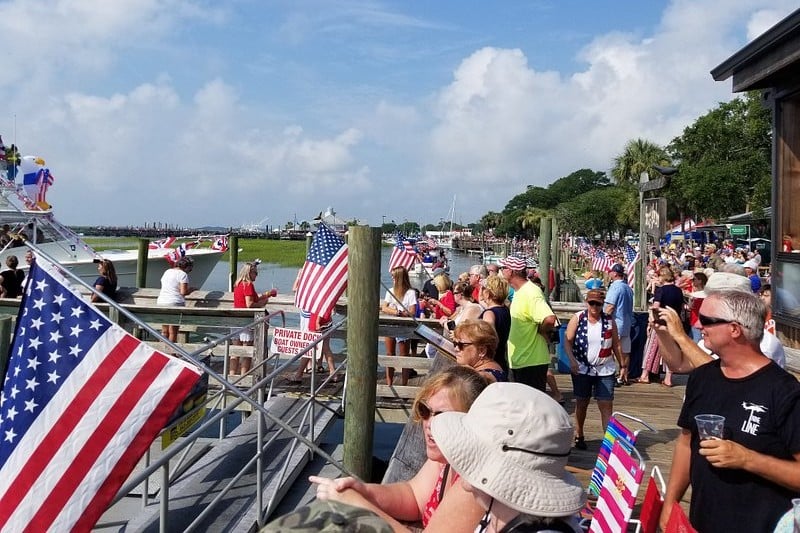 Cool Places to Go for 4th of July: Murrell's Inlet Boat Parade, Myrtle Beach