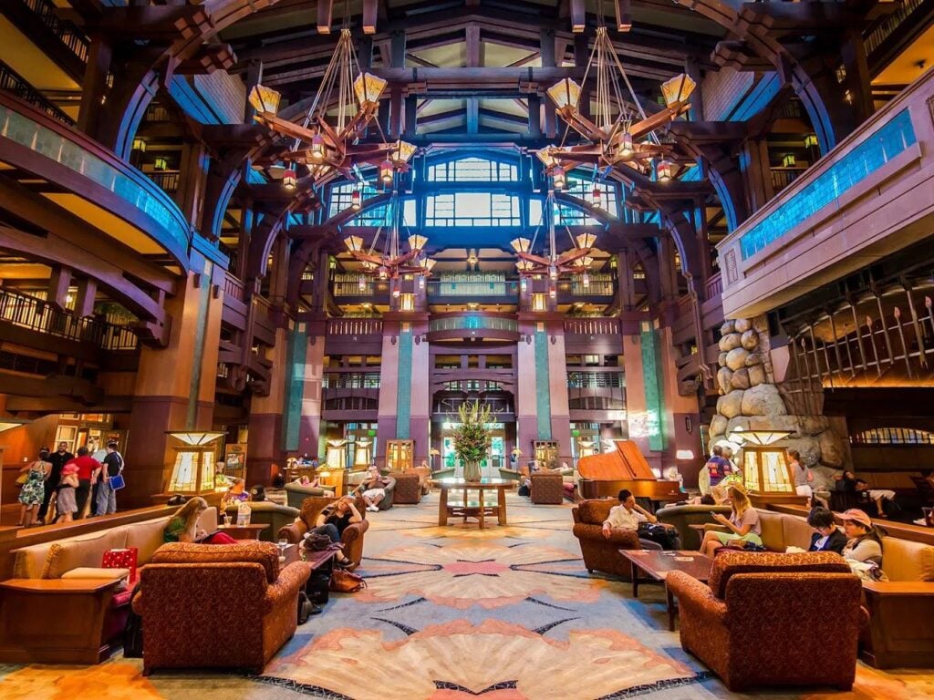 grand californian lobby; resorts in california