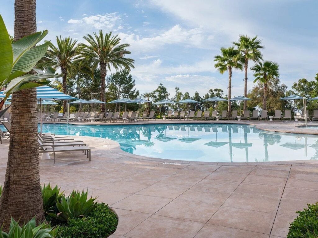 newport coast villas pool
