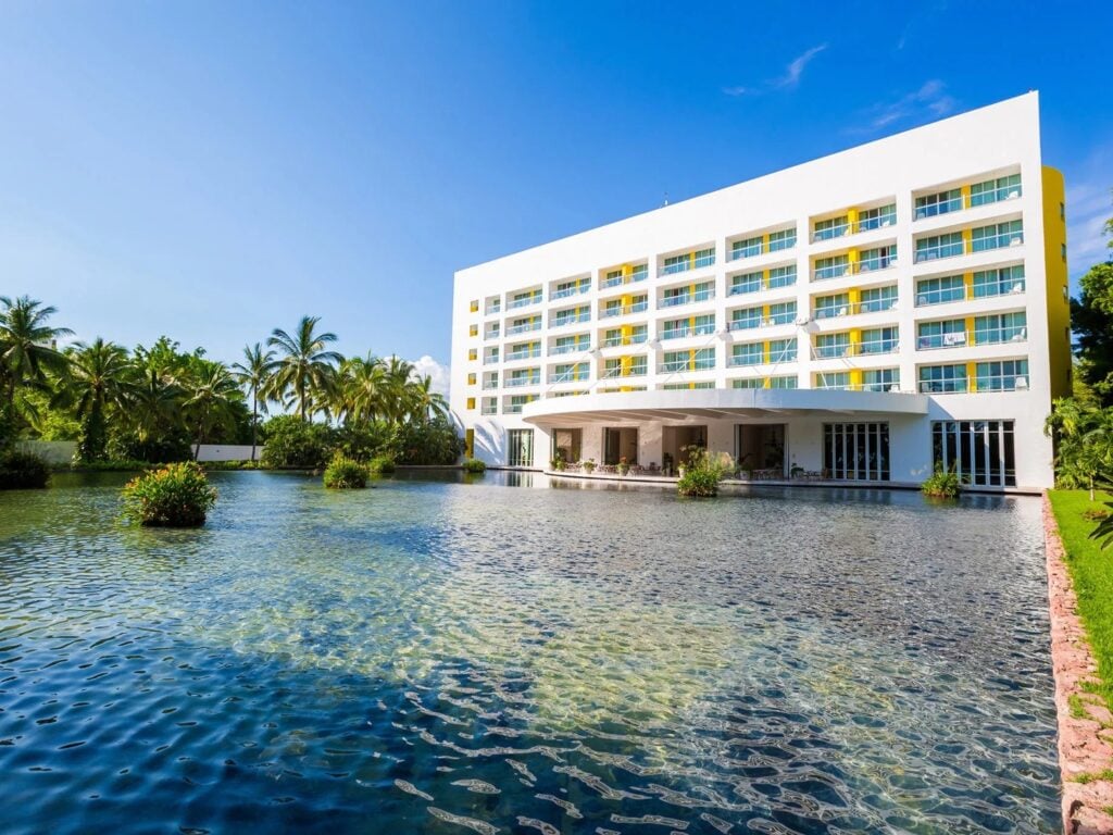 mayan palace plan with tan