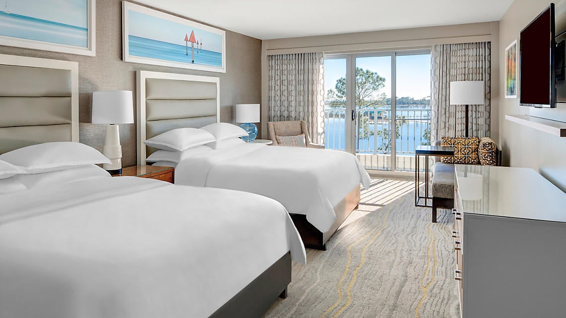 Bluegreens Bayside Resort and Spa bedroom queens