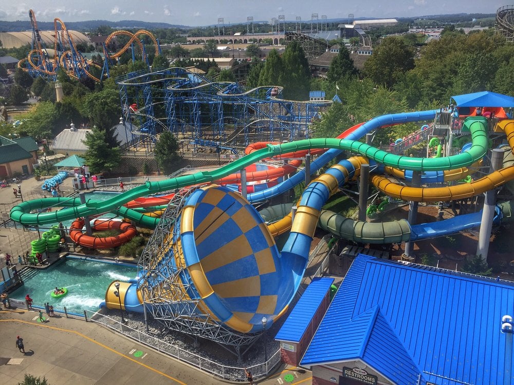 slides at the boardwalk at hersheypark