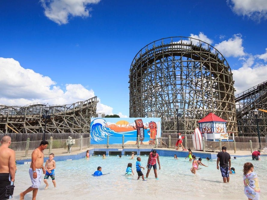 kiddie pool at the boardwalk