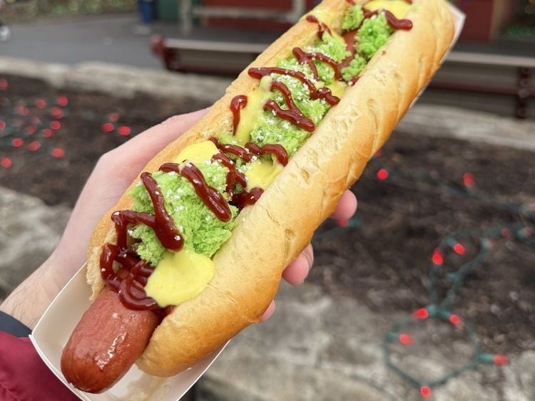 hot dog at Nathan's