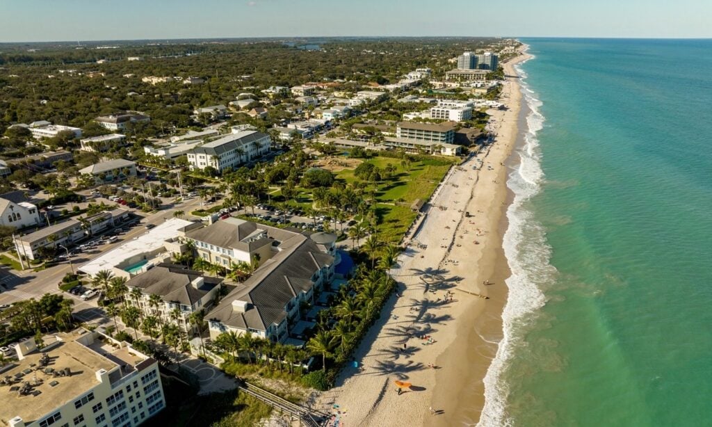 Aerial View of Resorts in Vero Beach Florida