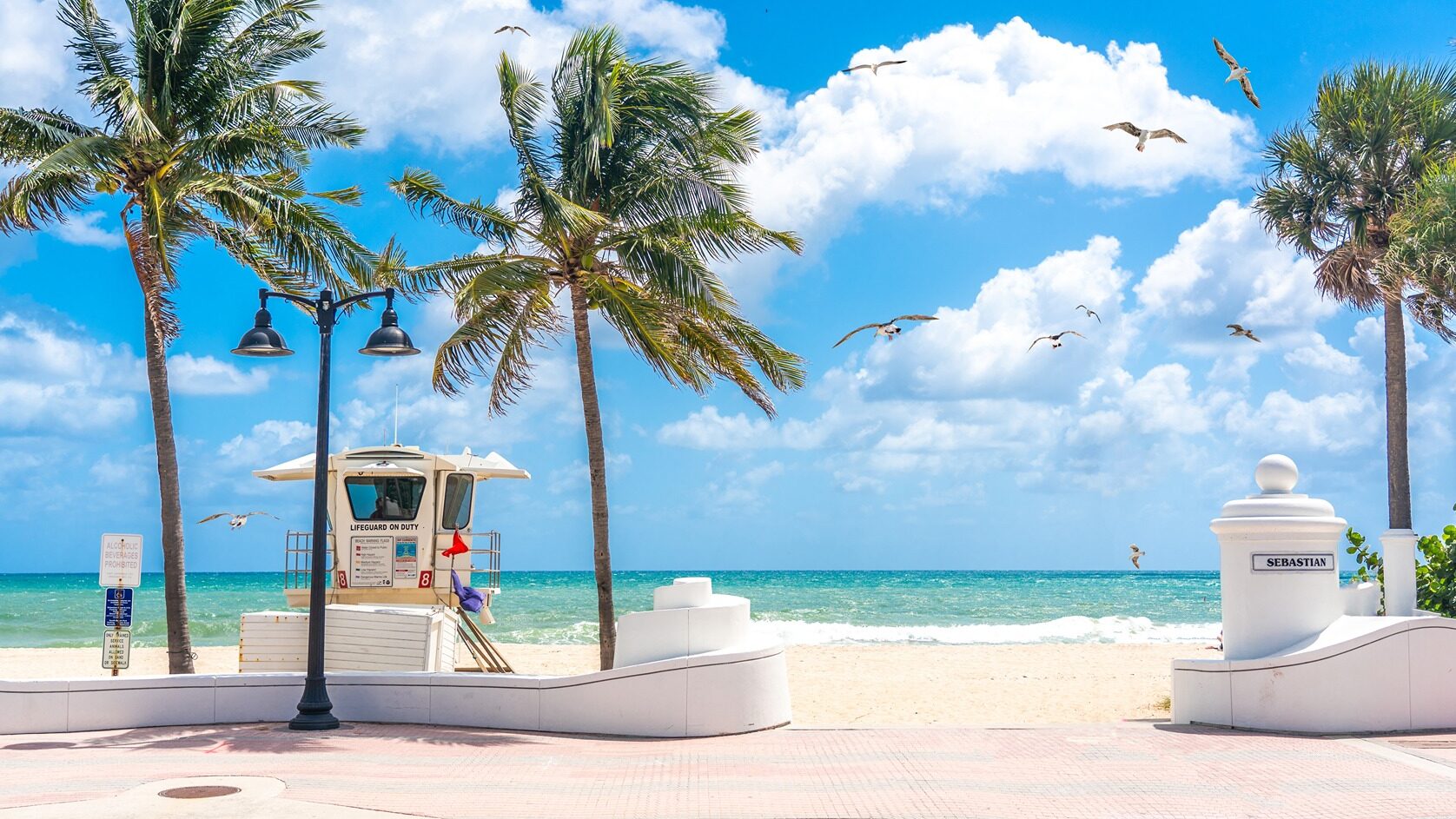 Beach Promenade on Fort Lauderdale Beach