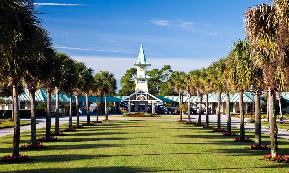 Entrance to the PGA Golf Club in Port St. Lucie