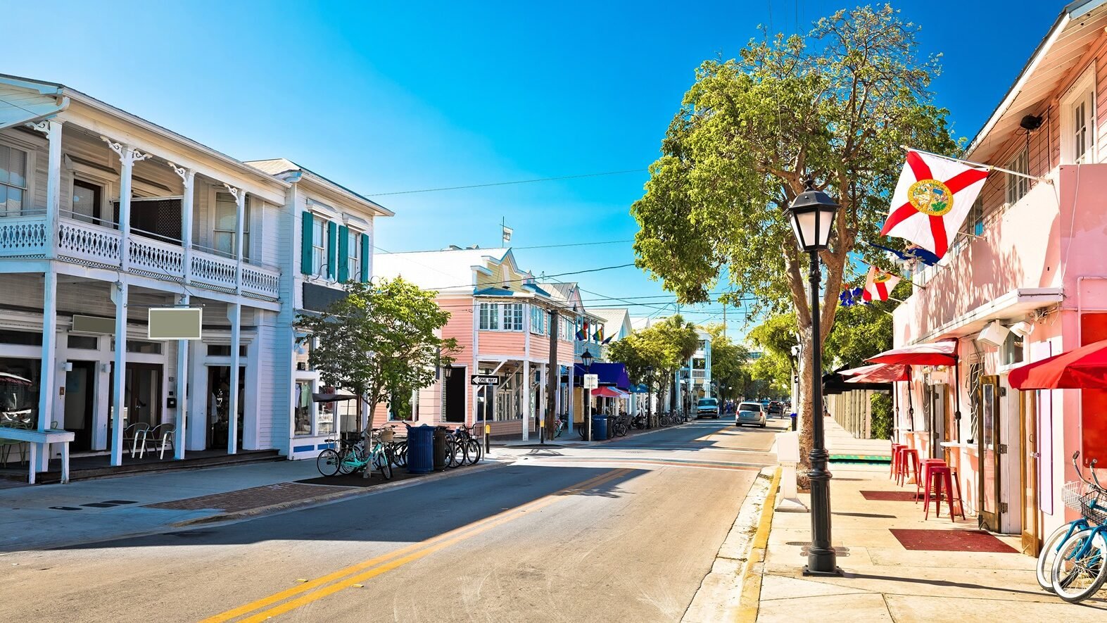 Famous Duval Street in Key West