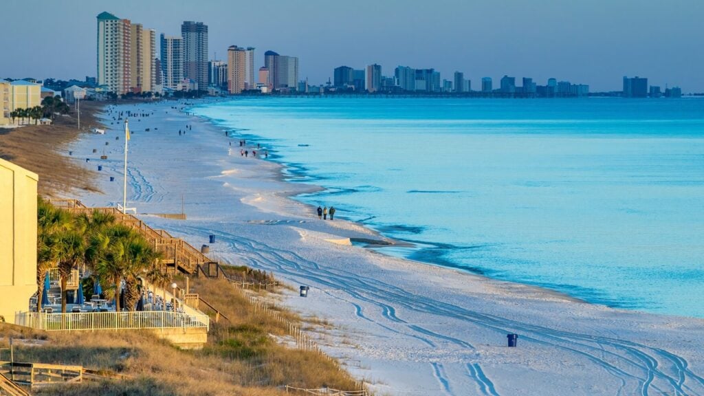 Panama City Beach at Sunset