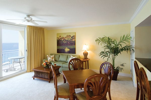 Wyndham Panama City Beach Living Room