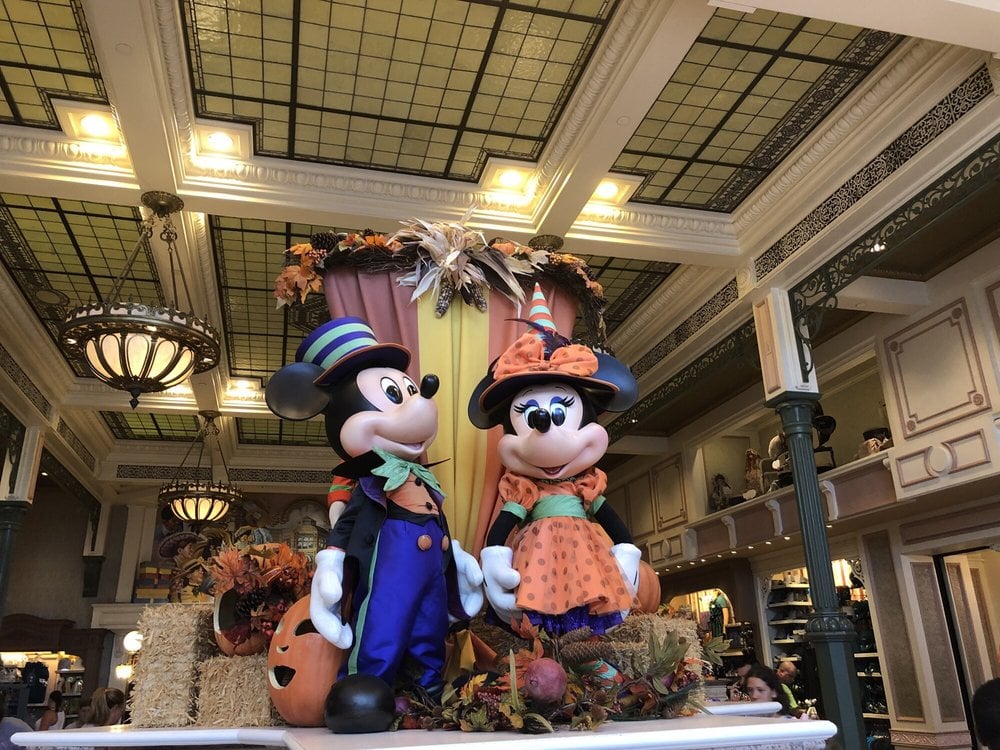 Decorations at Mickey's Not So Scary Halloween Party