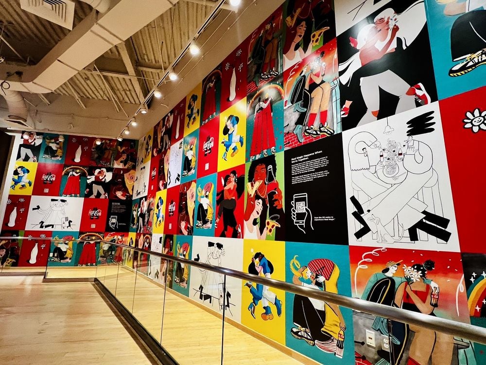 Exhibit at World of Coca-Cola