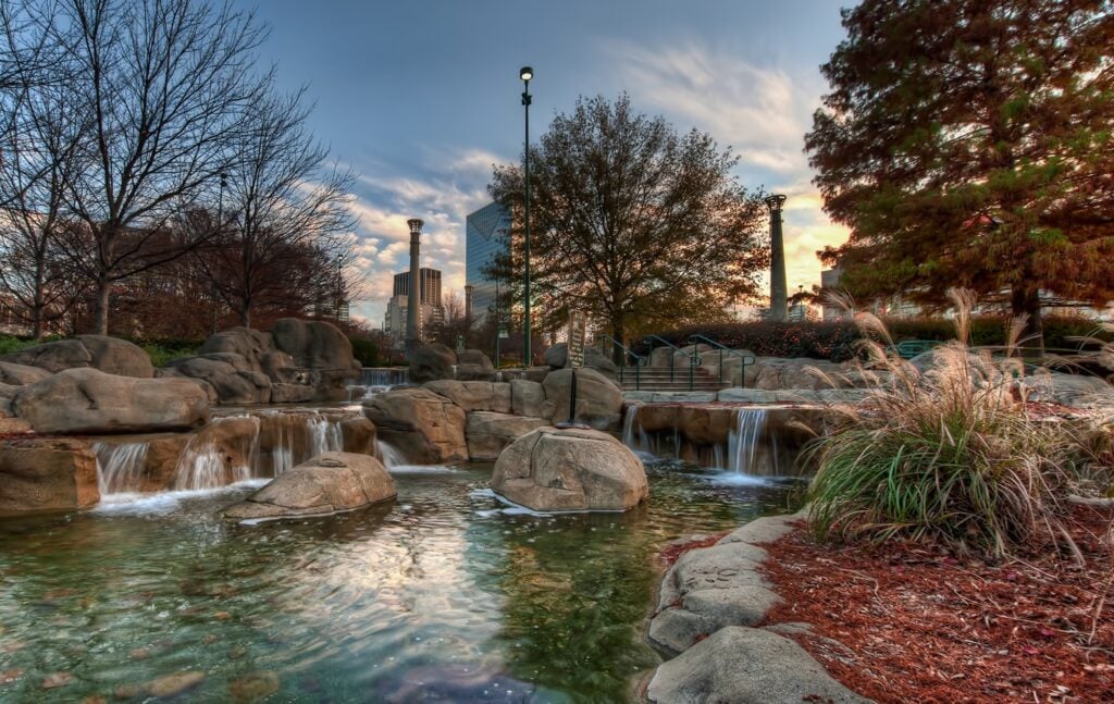 Fountain in Centennial Olympic Park Near Club Wyndham Atlanta