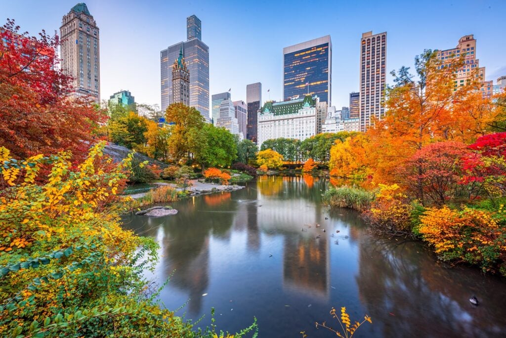 Best Places to Go in October in the US for Adults: NYC