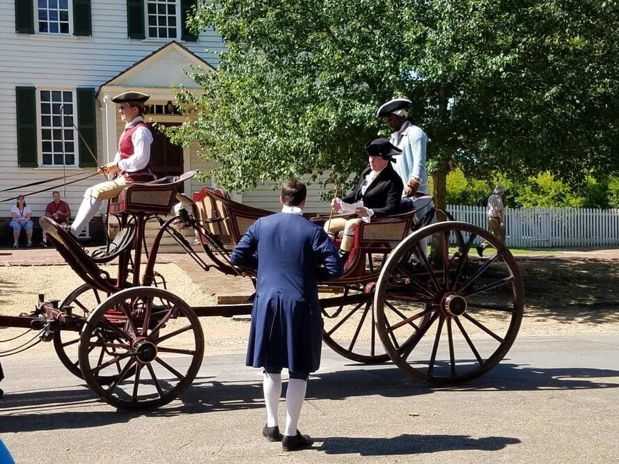 Cool Places to Go for 4th of July: Colonial Williamsburg Carriage