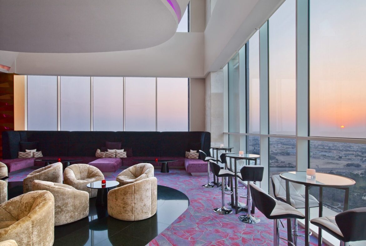 V Hotel Dubai V Lounge View